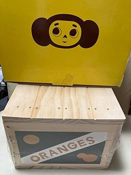 Amazon.co.jp: チェブラーシカ 木箱 ぬいぐるみ oranges